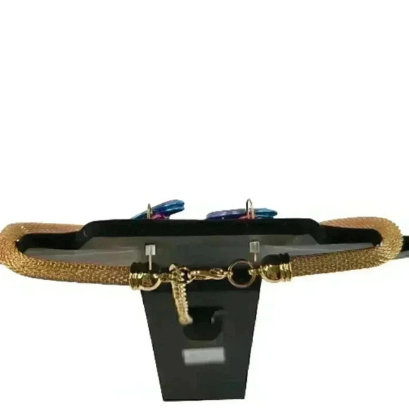 Handmade adjustable necklace and earring set in art wire Multicolor - Picture 8 of 12